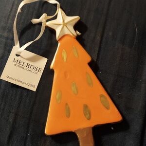 Melrose Ceramic Tree Ornaments set of 6